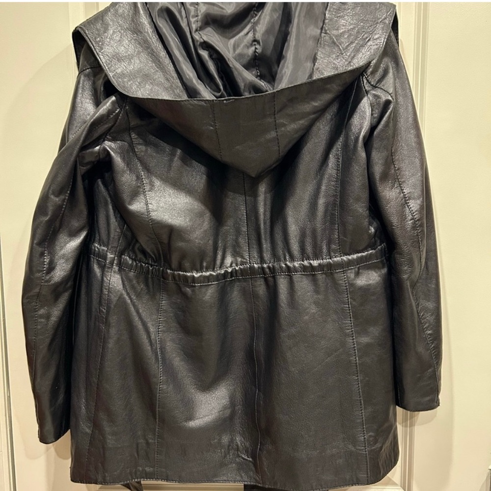 mauritius x free people leather jacket - Picture 4 of 8